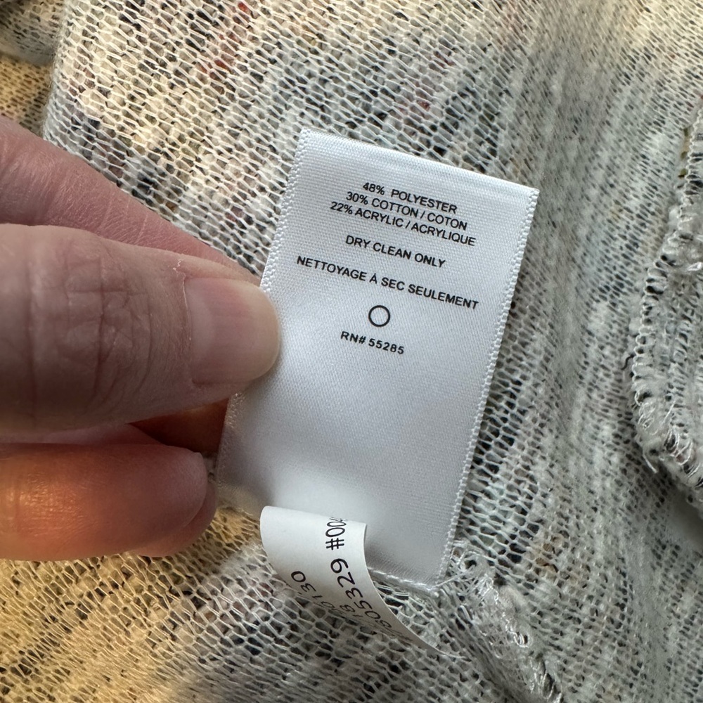 Express Multicolor Knit Cardigan Jacket - Picture 6 of 6